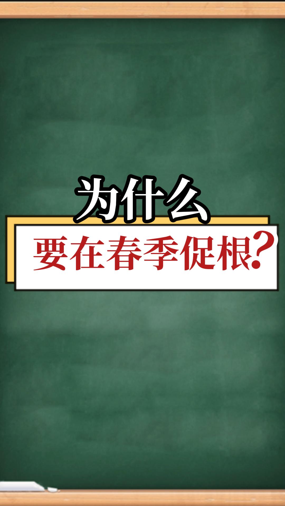為什么要在春季促根？